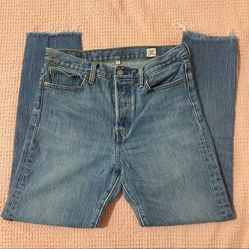 LEVIS WHITE OAK CONE DENIM JEANS